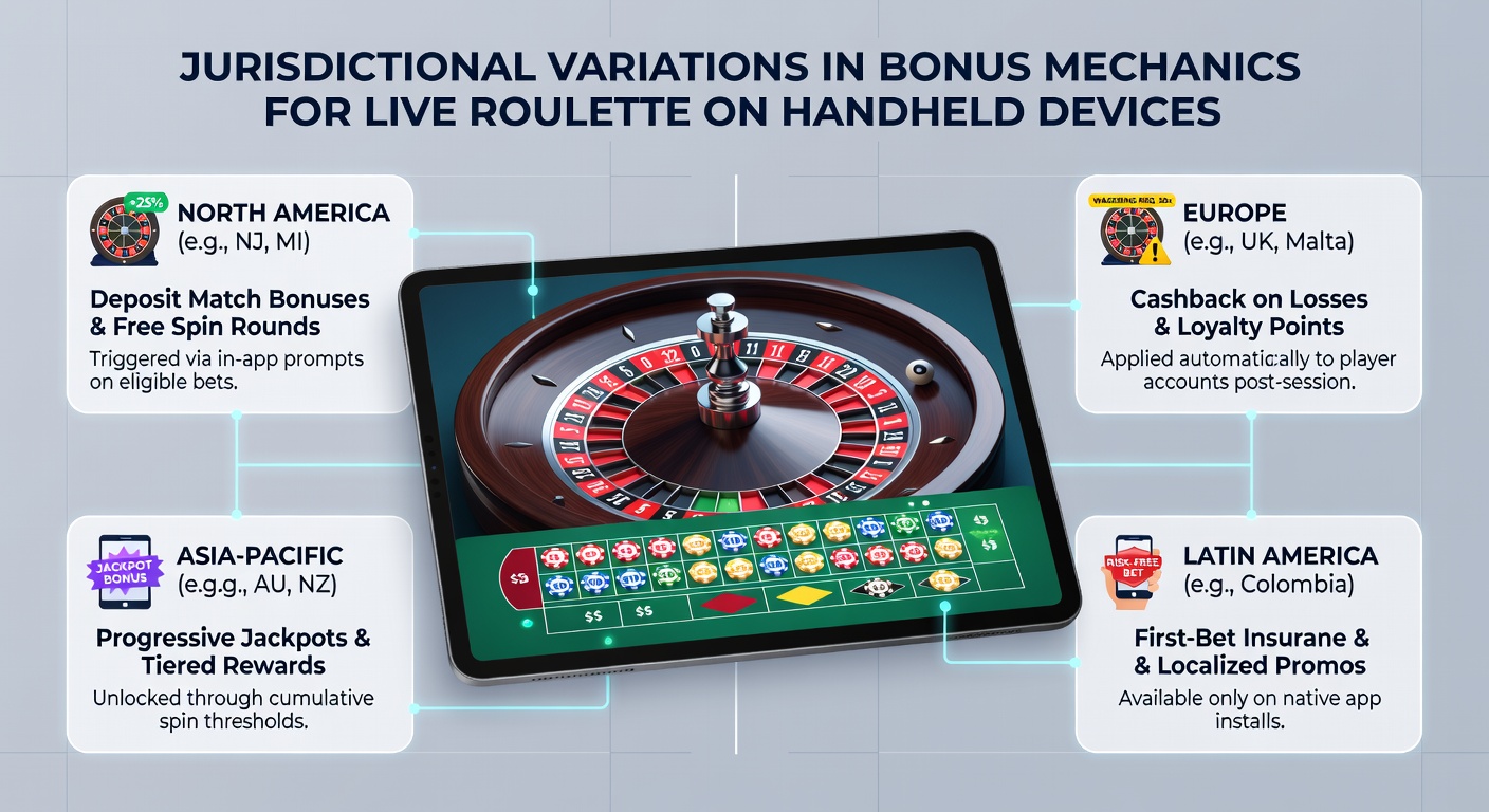 Vergleich von Bonus-Mechaniken für mobiles Roulette in verschiedenen Ländern