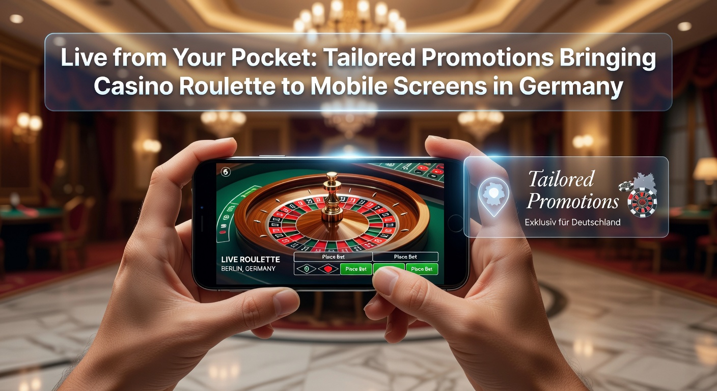 Nahaufnahme eines Live-Roulette-Dealers am Smartphone-Bildschirm mit Overlay-Promotion-Banner für Cashback