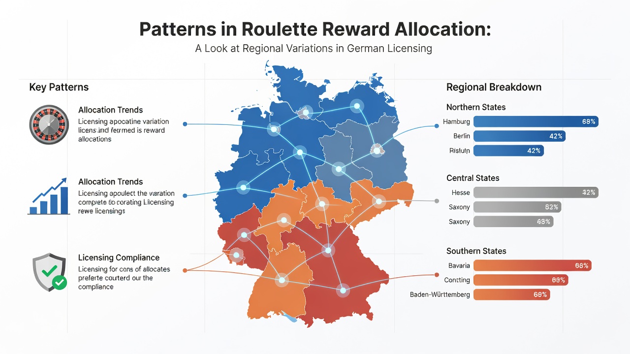 Diagramm mit Balkenvergleich der durchschnittlichen Roulette-Bonusumsatzanforderungen in verschiedenen deutschen Bundesländern Stand Juli 2026
