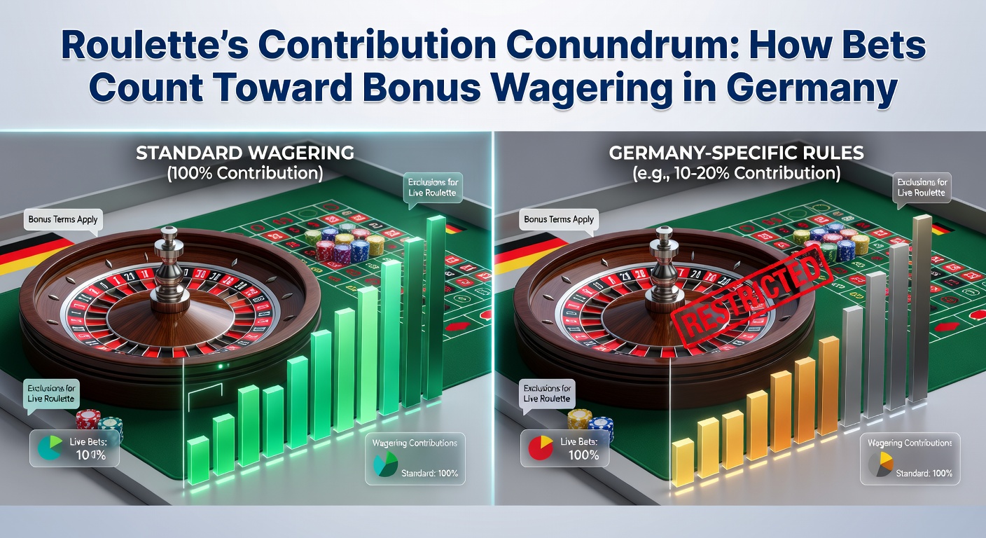 Tabelle mit Beitragssätzen für verschiedene Roulette-Wetten und Bonusbedingungen in deutschen Casinos